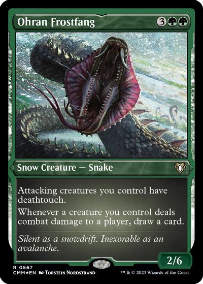 Ohran Frostfang (Foil Etched) card art