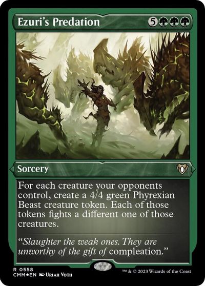 Ezuri's Predation (Foil Etched) card art