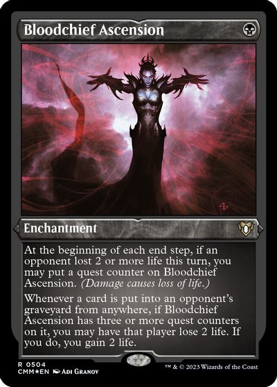 Bloodchief Ascension (Foil Etched) card art