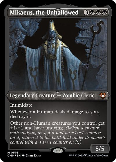 Mikaeus, the Unhallowed (Foil Etched) card art