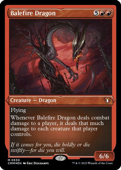 Balefire Dragon (Foil Etched) card art