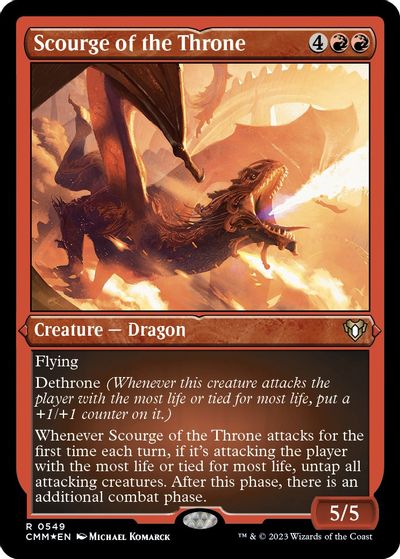 Scourge of the Throne (Foil Etched) card art