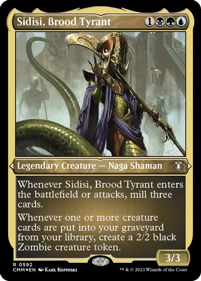 Sidisi, Brood Tyrant (Foil Etched) card art