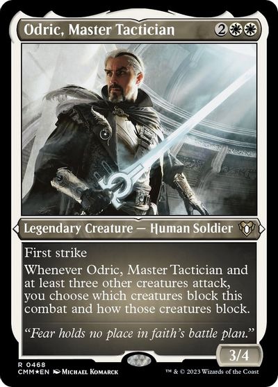 Odric, Master Tactician (Foil Etched) card art