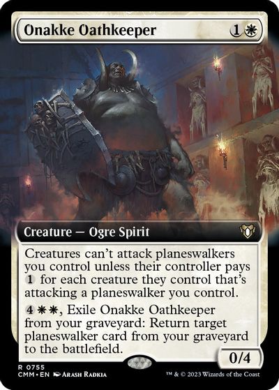 Onakke Oathkeeper (Extended Art) card art