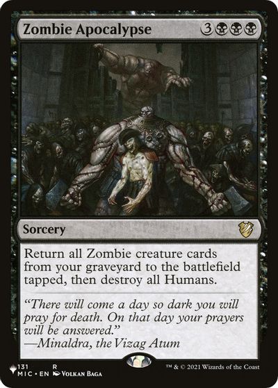 Zombie Apocalypse card art