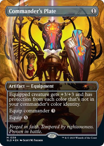 Commander's Plate (1339) card art