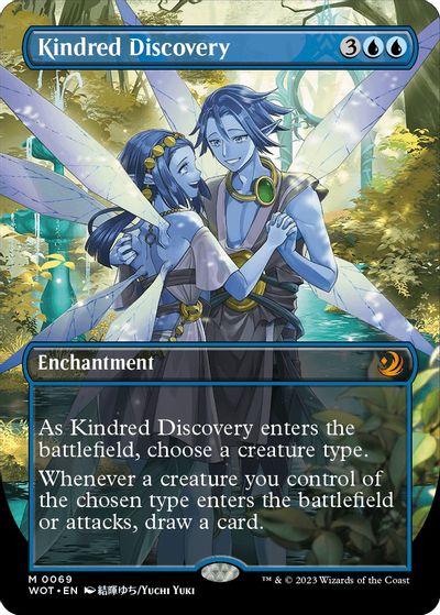 Kindred Discovery (Anime Borderless) card art