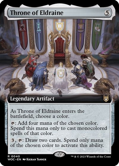 Throne of Eldraine (Extended Art) card art