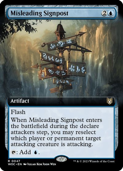Misleading Signpost (Extended Art) card art