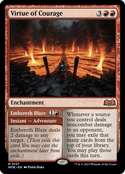 Virtue of Courage card art