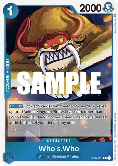 Who's.Who card art