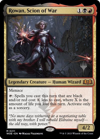 Rowan, Scion of War card art