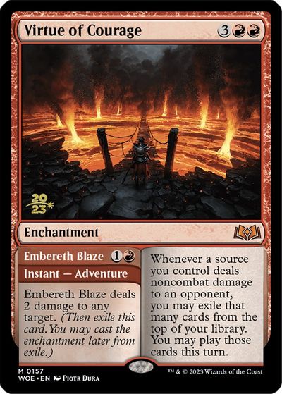 Virtue of Courage card art