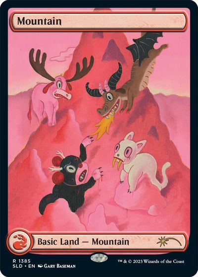 Mountain (1385) card art