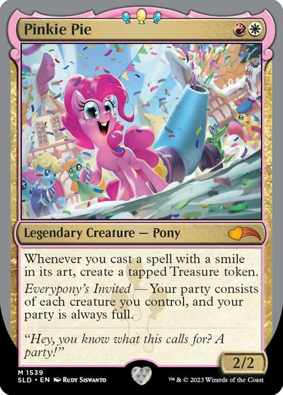 Pinkie Pie card art