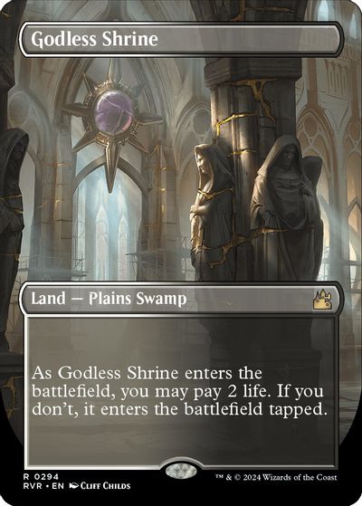 Godless Shrine (Borderless) card art