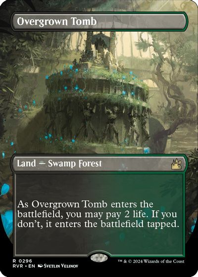 Overgrown Tomb (Borderless) card art