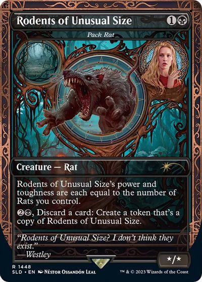 Rodents of Unusual Size - Pack Rat card art