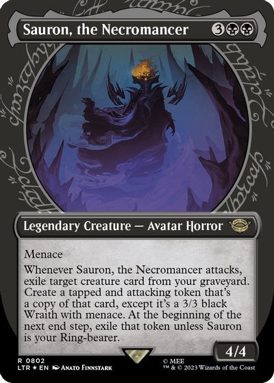 Sauron, the Necromancer (Showcase) (Surge Foil) card art