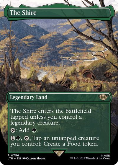 The Shire (Borderless) (Surge Foil) card art