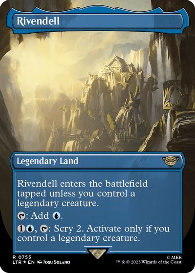 Rivendell (Borderless) (Surge Foil) card art