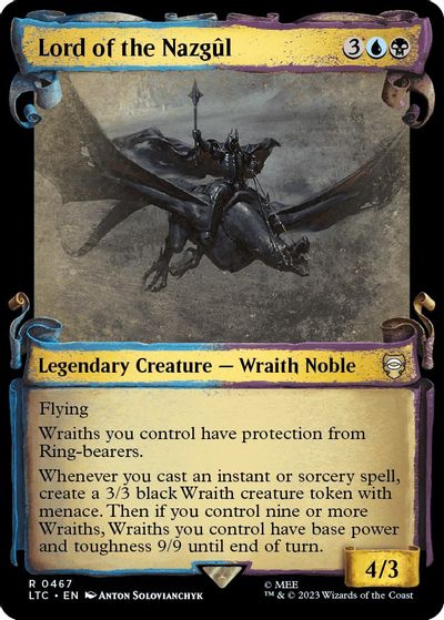 Lord of the Nazgul (Showcase Scrolls) card art