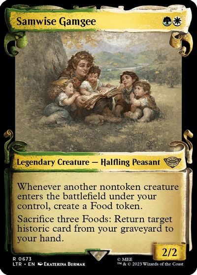 Samwise Gamgee (Showcase Scrolls) card art