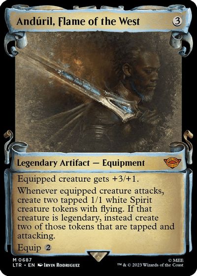 Anduril, Flame of the West (Showcase Scrolls) card art