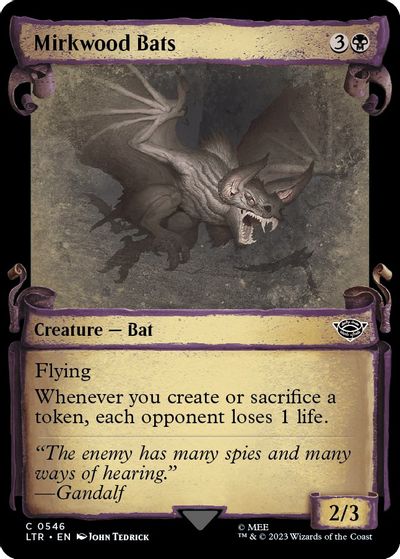 Mirkwood Bats (Showcase Scrolls) card art