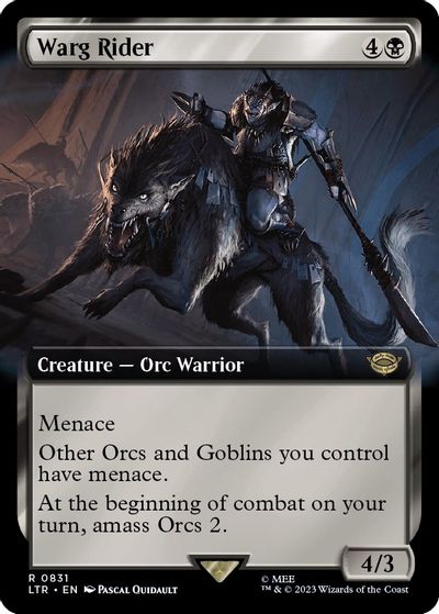 Warg Rider (Extended Art) card art