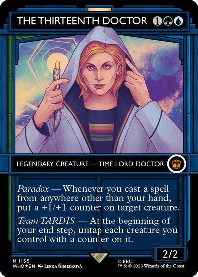 The Thirteenth Doctor (Showcase) (Surge Foil) card art