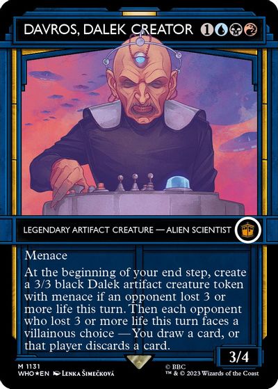 Davros, Dalek Creator (Showcase) (Surge Foil) card art