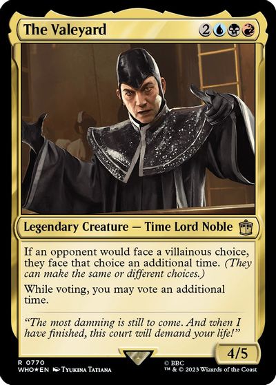 The Valeyard (Surge Foil) card art