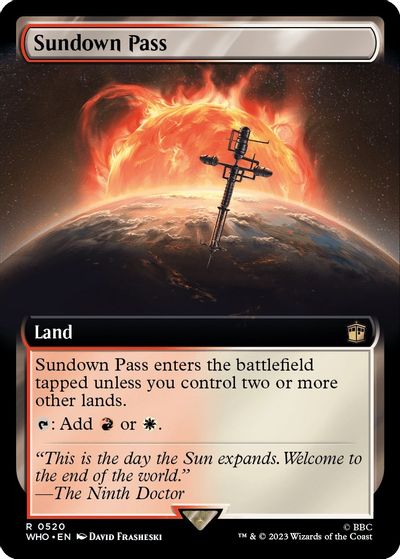 Sundown Pass (Extended Art) card art