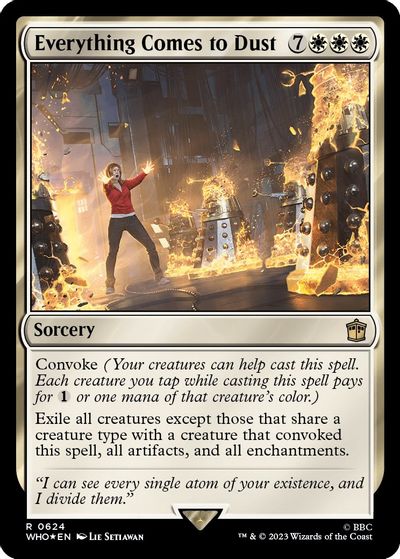 Everything Comes to Dust (Surge Foil) card art