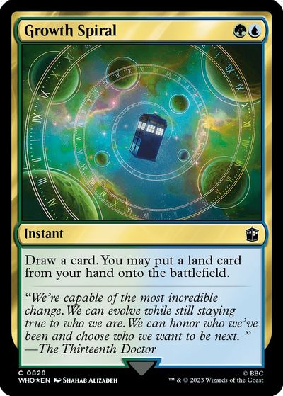 Growth Spiral (Surge Foil) card art