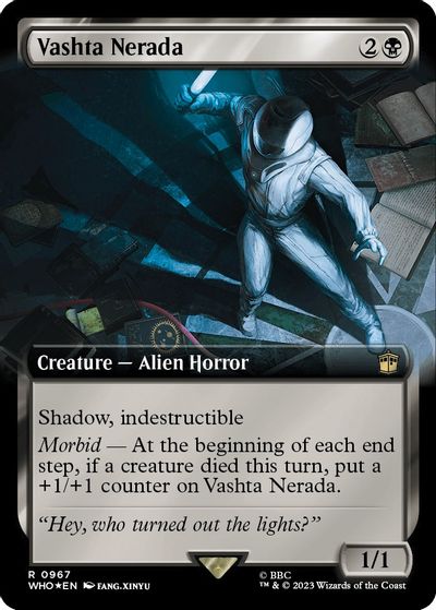 Vashta Nerada (Extended Art) (Surge Foil) card art