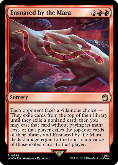 Ensnared by the Mara (Surge Foil) card art