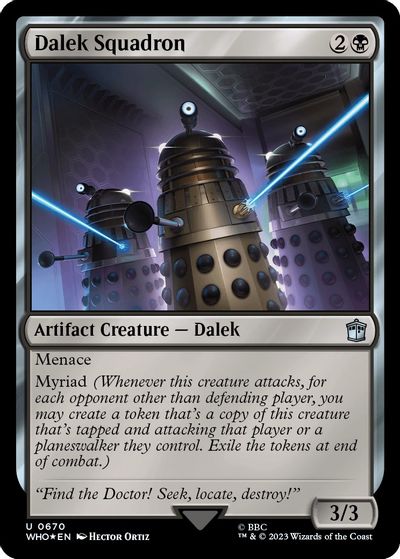 Dalek Squadron (Surge Foil) card art