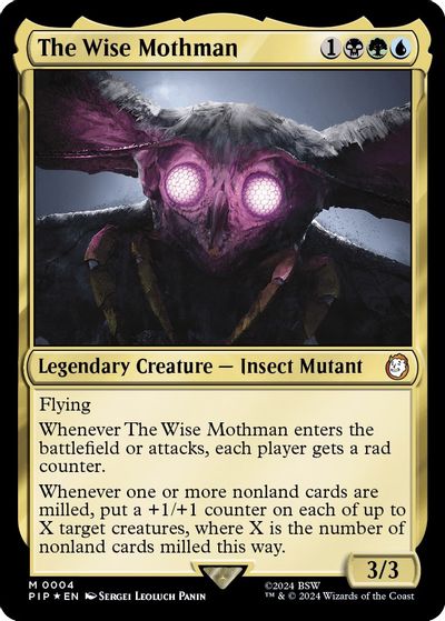 The Wise Mothman card art