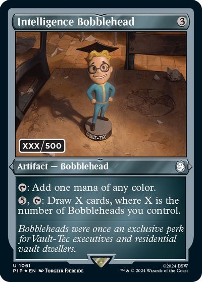 Intelligence Bobblehead (Serial Numbered) card art
