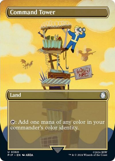 Command Tower (Borderless) card art