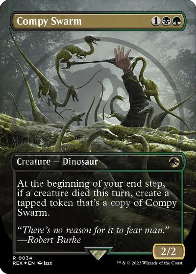Compy Swarm (Borderless) (Emblem) card art