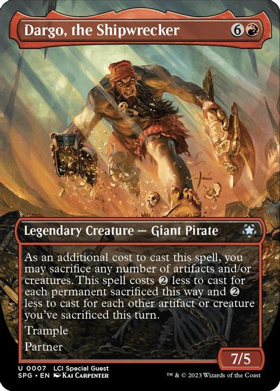 Dargo, the Shipwrecker (Borderless) card art