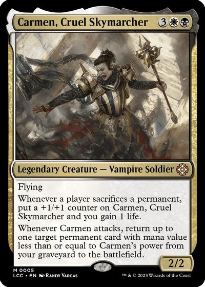 Carmen, Cruel Skymarcher card art