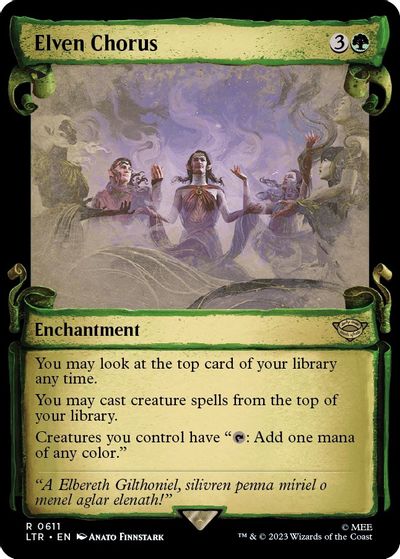 Elven Chorus (Showcase Scrolls) card art