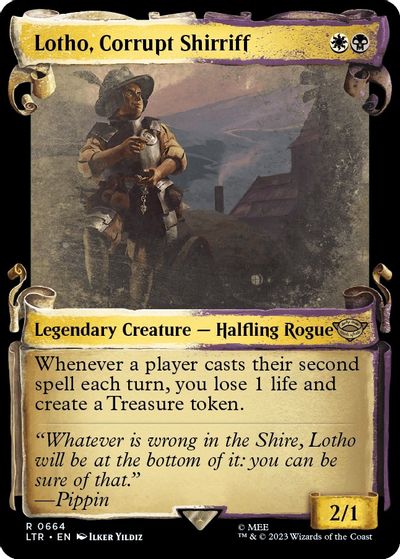 Lotho, Corrupt Shirriff (Showcase Scrolls) card art