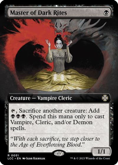 Master of Dark Rites (Extended Art) card art