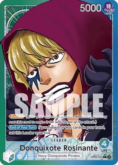 Donquixote Rosinante (022) (Alternate Art) card art